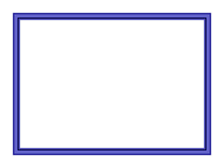 blue frame for text or picture