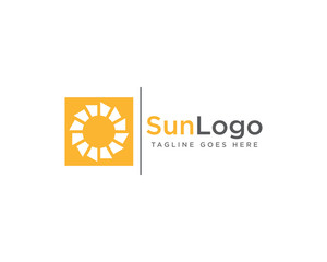 Sun Logo Icon Design Vector