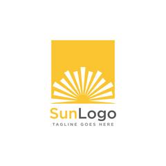 Sun Logo Icon Design Vector