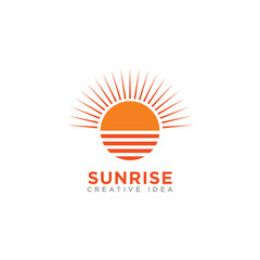 Sun Logo Icon Design Vector