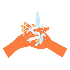 wash hand logo