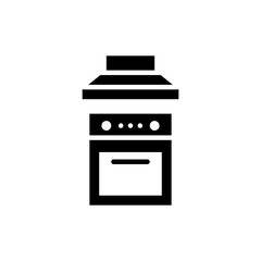 Stove Oven vector icon Glyph Illustration