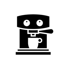 Coffee Maker vector icon Glyph Illustration