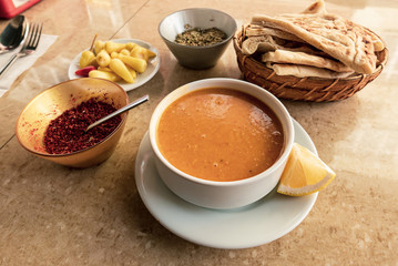 Traditional turkish soup