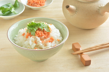 鮭フレーク　ごはん