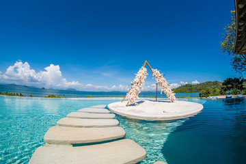 Obraz premium Arch for a wedding ceremony