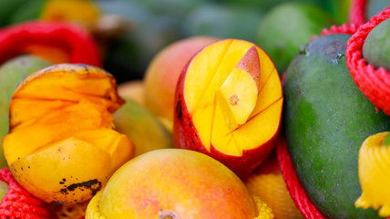 Mango fruit in the context of the market