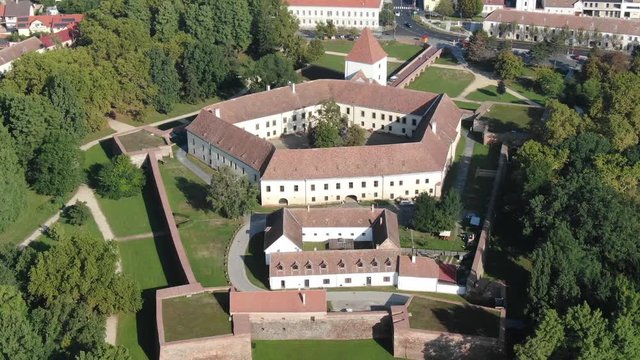 Sarvar castle from the air