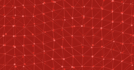 Low Polygonal Mesh computation Art background illustration © vector_master