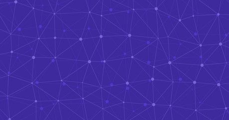 Fototapeta premium Low Polygonal Mesh computation Art background illustration