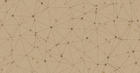 Low Polygonal Mesh computation Art background illustration