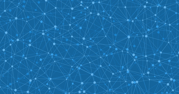 Low Polygonal Mesh computation Art background illustration