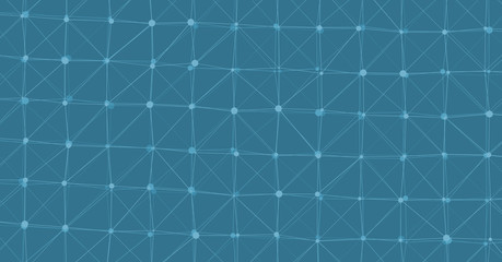 Low Polygonal Mesh computation Art background illustration © vector_master