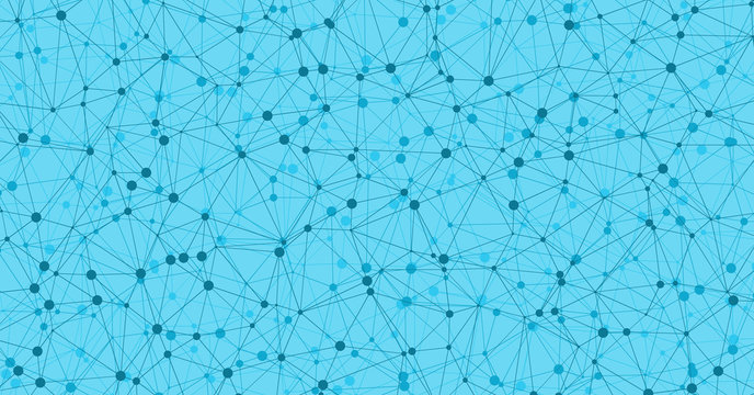 Low Polygonal Mesh computation Art background illustration
