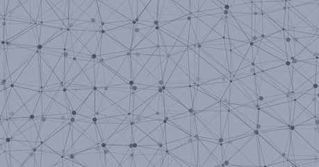 Low Polygonal Mesh computation Art background illustration © vector_master