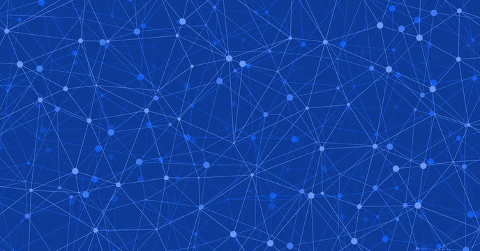 Low Polygonal Mesh computation Art background illustration