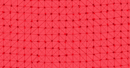 Low Polygonal Mesh computation Art background illustration © vector_master