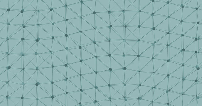 Low Polygonal Mesh computation Art background illustration