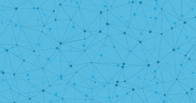 Low Polygonal Mesh computation Art background illustration