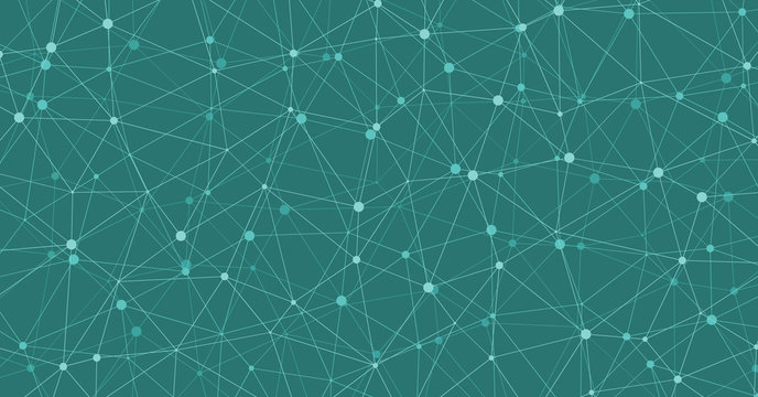 Low Polygonal Mesh computation Art background illustration