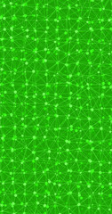 Fototapeta premium Low Polygonal Mesh computation Art background illustration