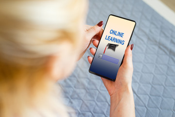 Distance education online because of Covid 19 coronavirus quarantine all over the world