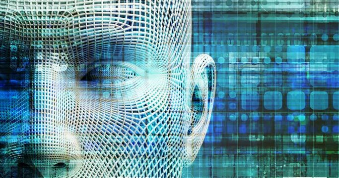 Machine Learning AI Artificial Intelligence Abstract Concept