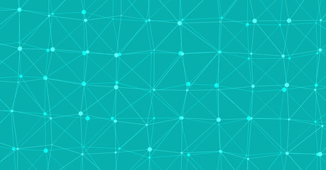 Low Polygonal Mesh computation Art background illustration © vector_master