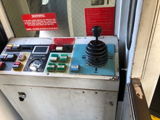 Controls on Ramp to Airplane