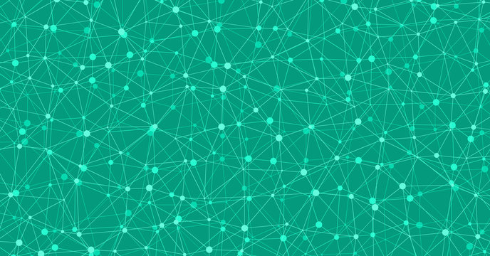 Low Polygonal Mesh computation Art background illustration