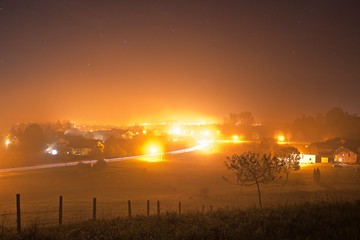 Fototapeta premium city lights at night
