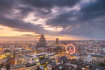 Fototapeten Brüssel, Belgien Stadtbild © SeanPavonePhoto