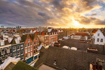Amsterdam, Netherlands Rooftop View