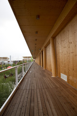 Piano superiore struttura in legno