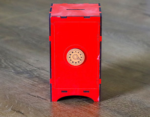 red post box