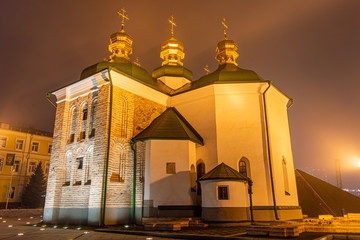 Church of the Saviour at Berestove in Kyiv, Ukraine on March 8, 2020. 