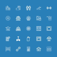 Editable 25 balance icons for web and mobile
