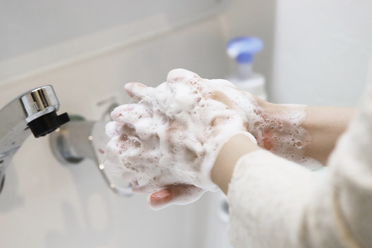 ウイルス感染予防のための手洗い