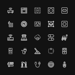 Editable 25 switch icons for web and mobile