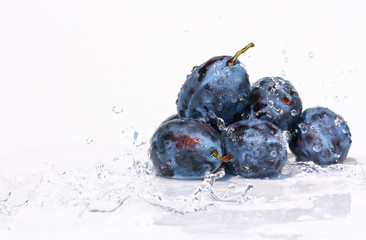 fresh summer fruits. With Copy space