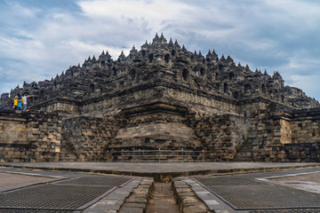 Fototapeta premium ruins of the temple in Yogyakarta Borobudur