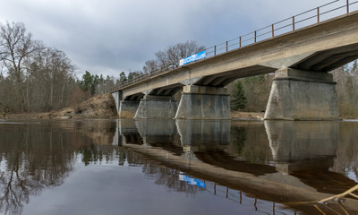 Concrete bridge, built in 1909