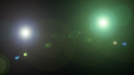 flash light lens flare abstract