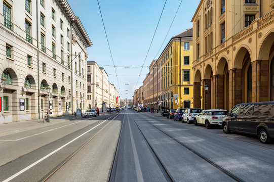 Maximilianstra&szlig;e in M&uuml;nchen - Deutschland