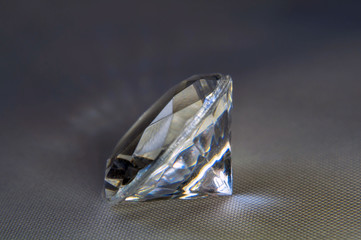 Gem on a blurred background, photographed closeup