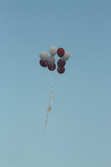 shooting balloons in the sky