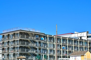 balconies in a hotel