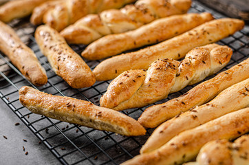 Homemade salted sticks