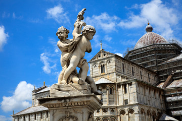 Obraz premium Pisa (PI), Italy - June 10, 2017: The Cathedral in 