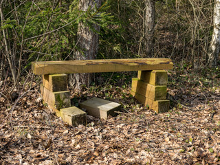 picture with picnic spot by the lake